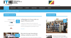 Desktop Screenshot of itie-congo.org